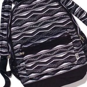 VS PINK AZTEC BLACK WHITE CAMPUS BACKPACK
